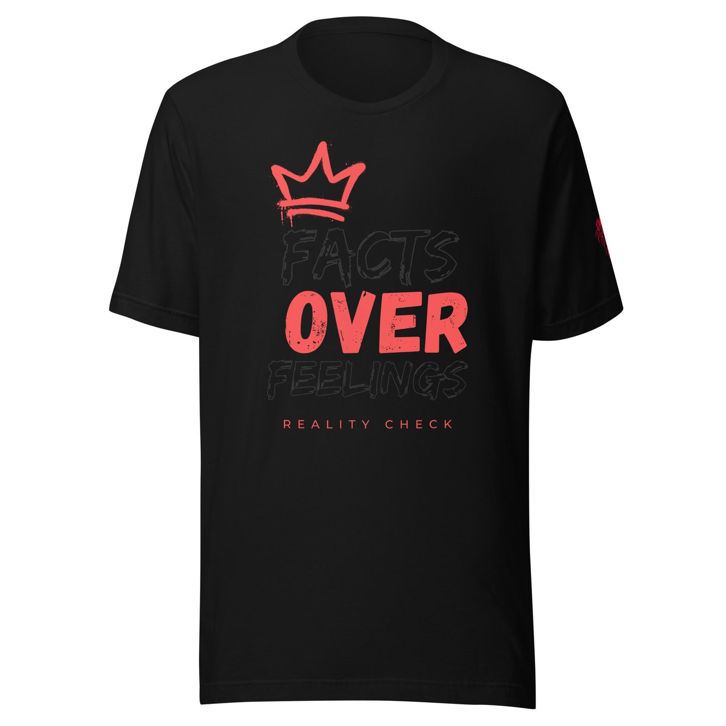 Facts Over Feelings (Red) t-shirt