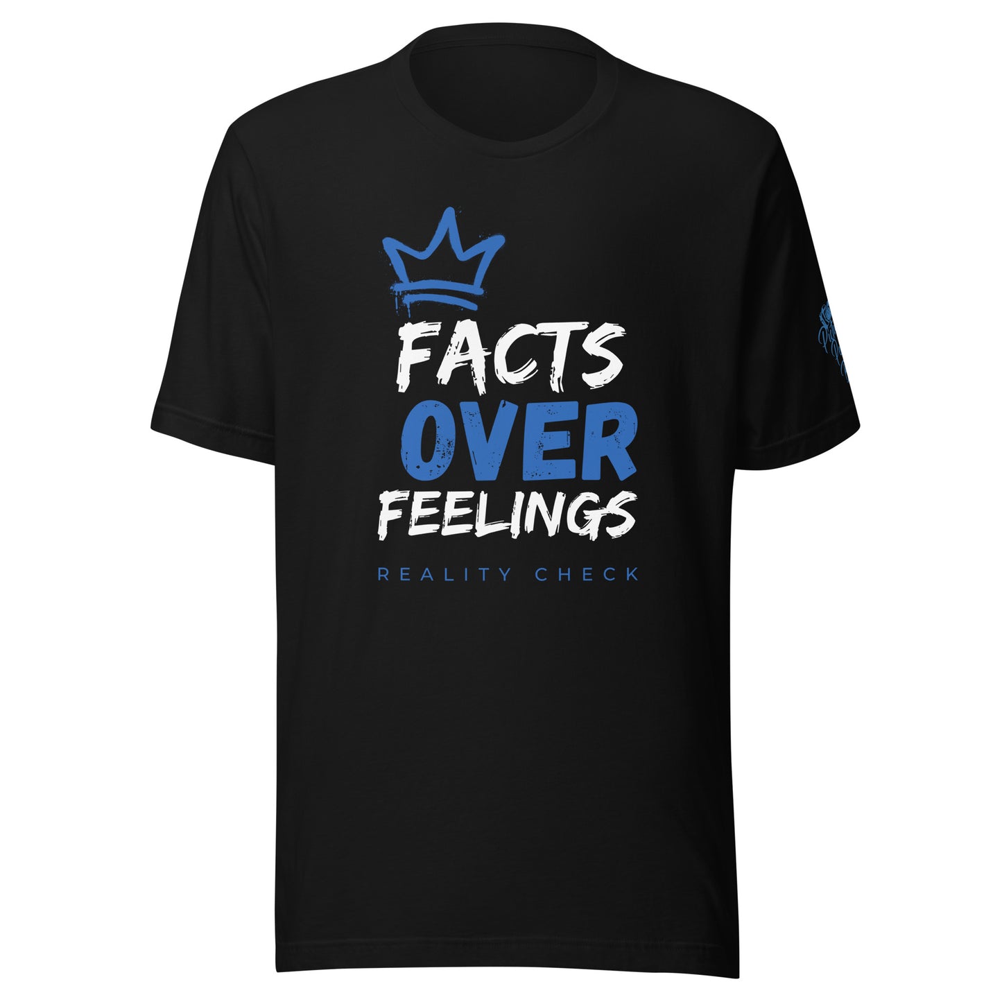 Facts Over Feelings (Blue Crown) t-shirt