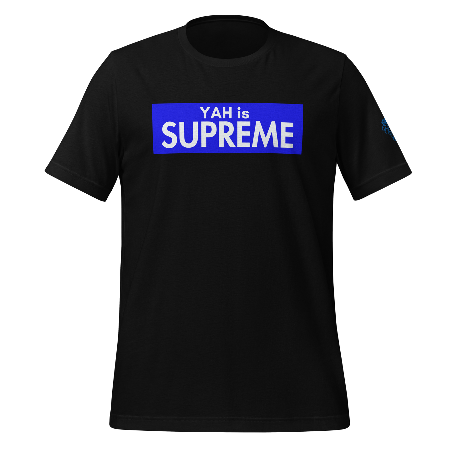 Blue/White YAH is Supreme Men’s t-shirt