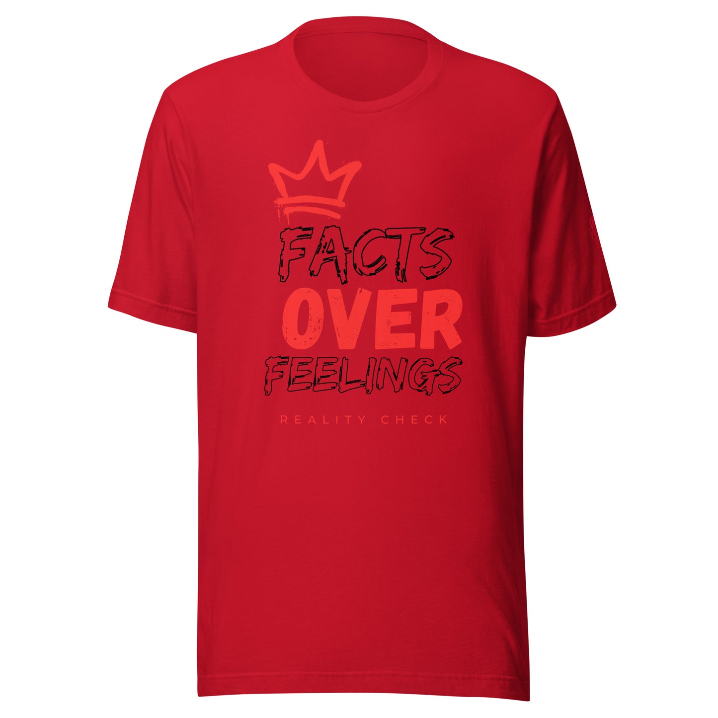 Facts Over Feelings (Red) t-shirt