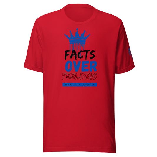 Facts Over Feelings (Blue Crown) t-shirt