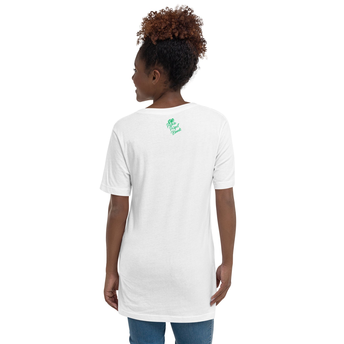 Focus on the Good Things - Short Sleeve V-Neck T-Shirt