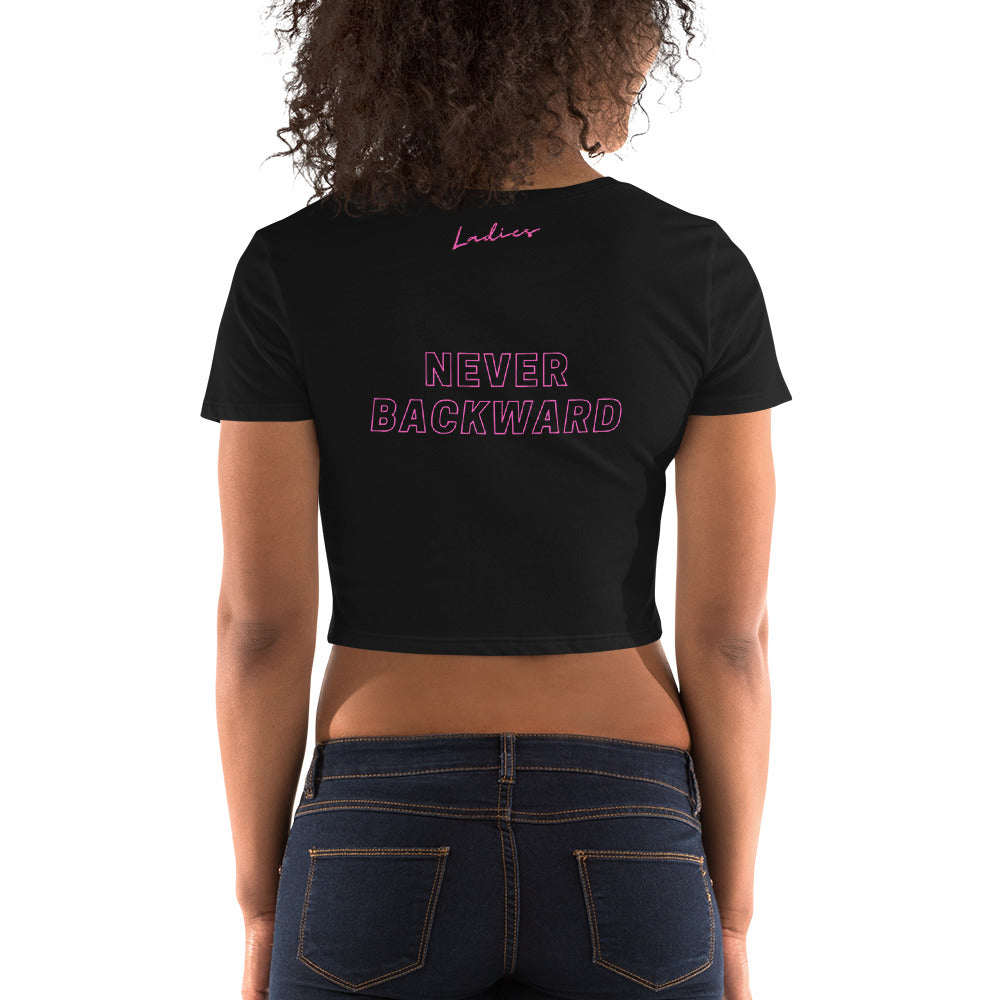 Women’s “Hustle Forward” Crop Tee