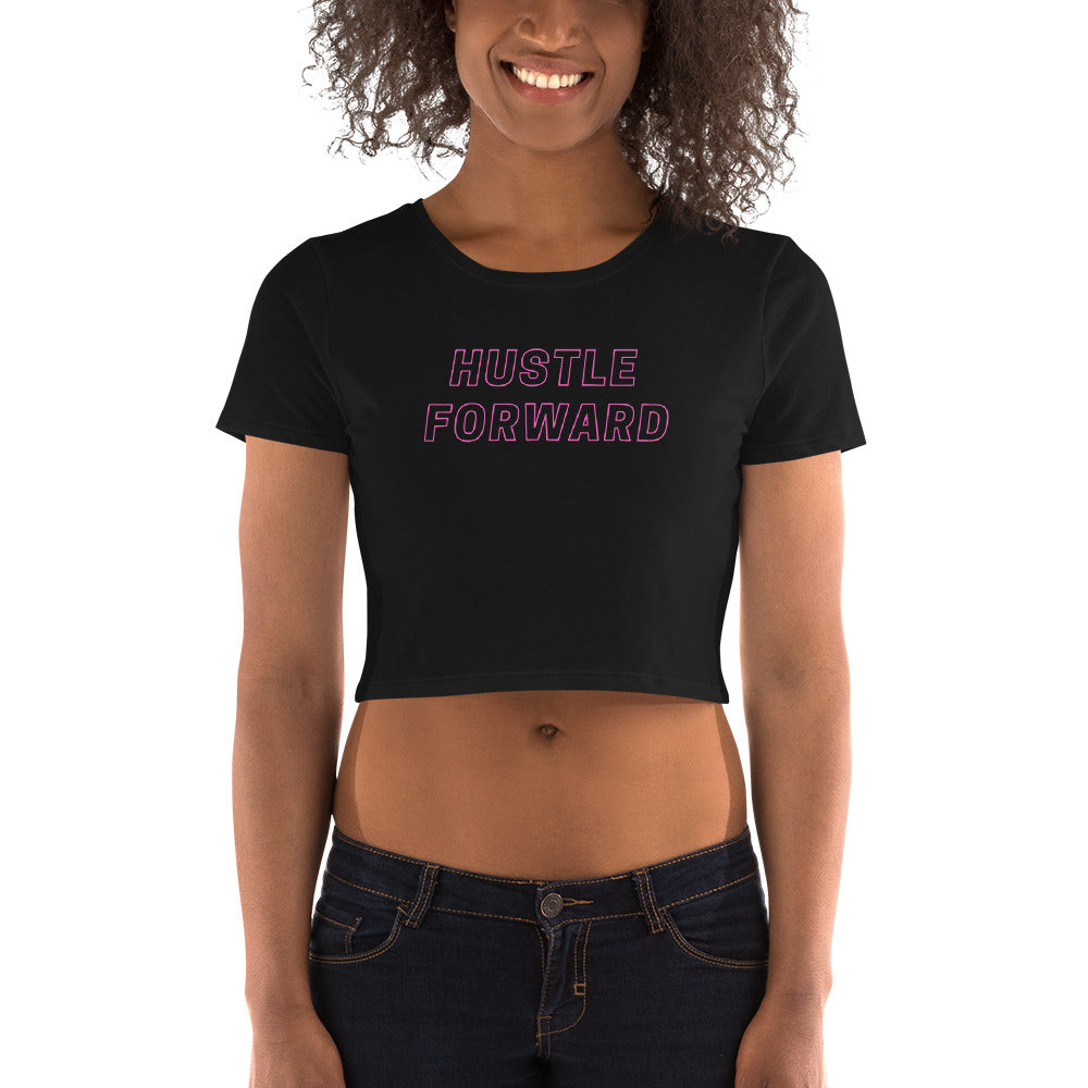 Women’s “Hustle Forward” Crop Tee