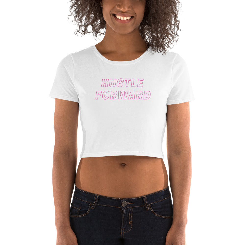 Women’s “Hustle Forward” Crop Tee