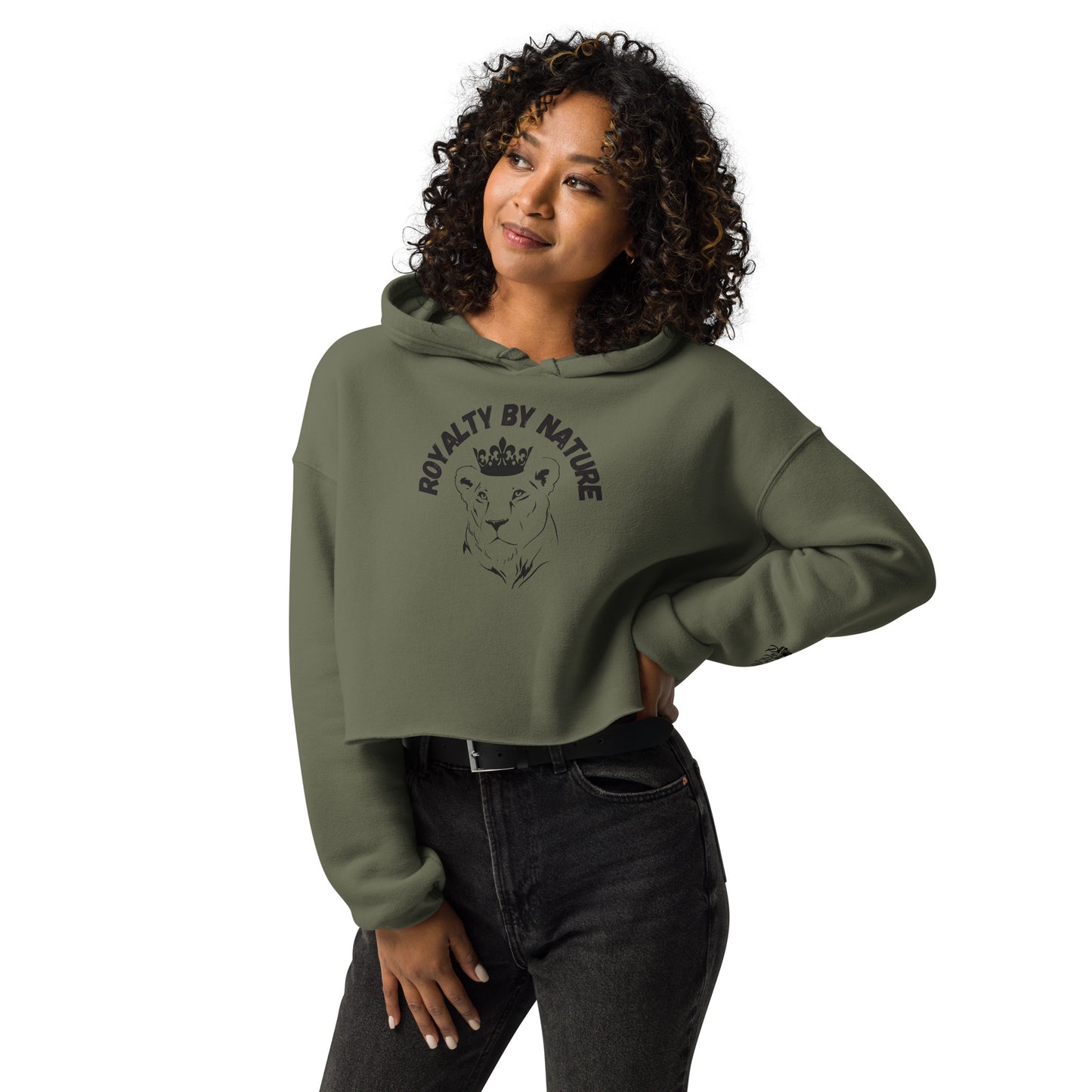 Royalty By Nature - Crop Hoodie